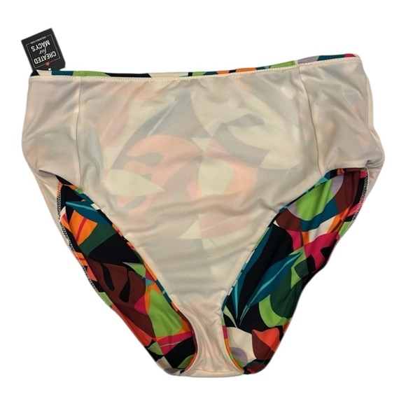Bar III Women's Tropical Dreams High-Waist Swim Bikini Bottoms Size XL MBTD23535 - Picture 5 of 9